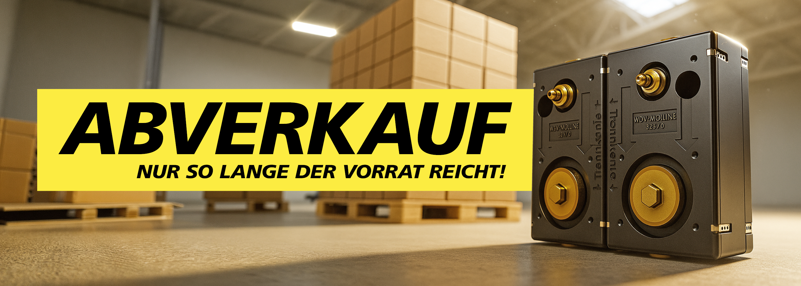 Abverkauf Montageblöcke