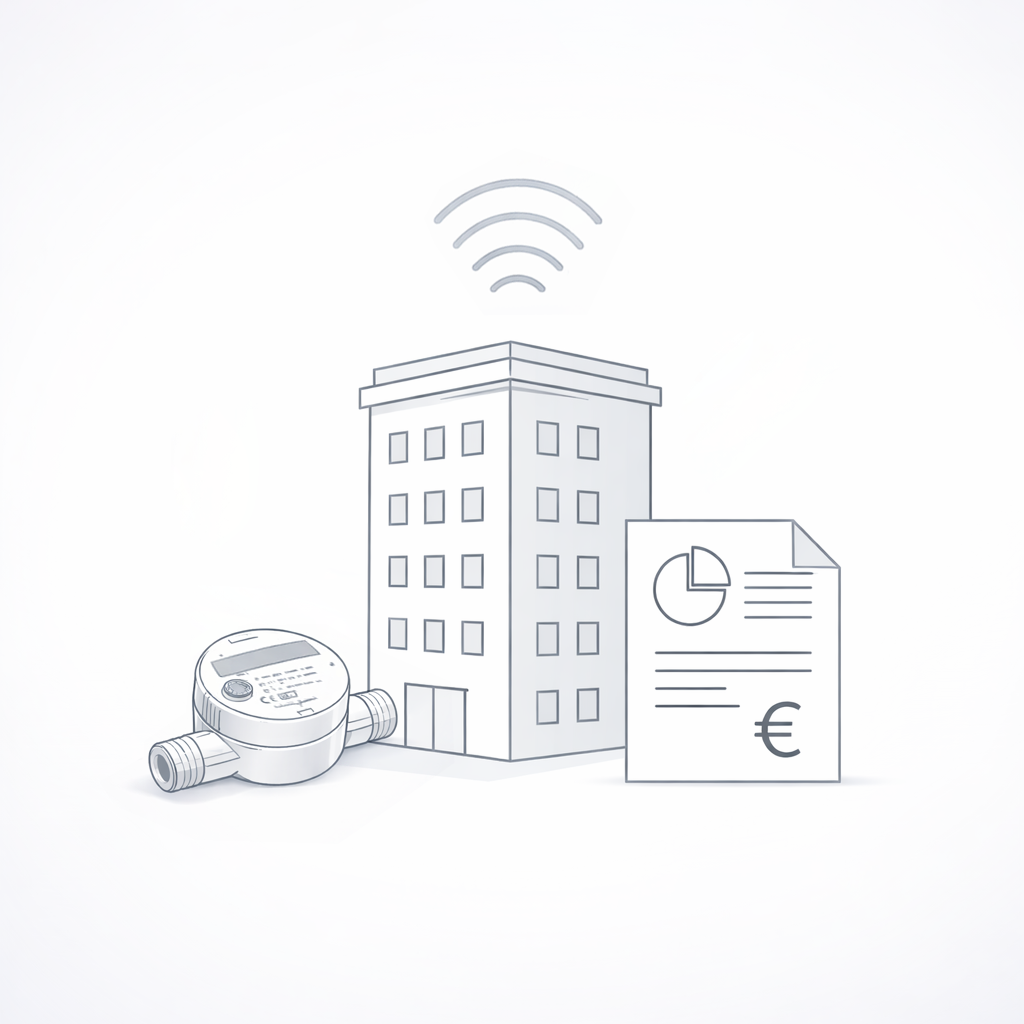 Fernauslesbare Liegenschaft