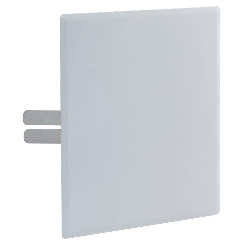 Abdeckblende Metall weiß für Hydromess Stationen