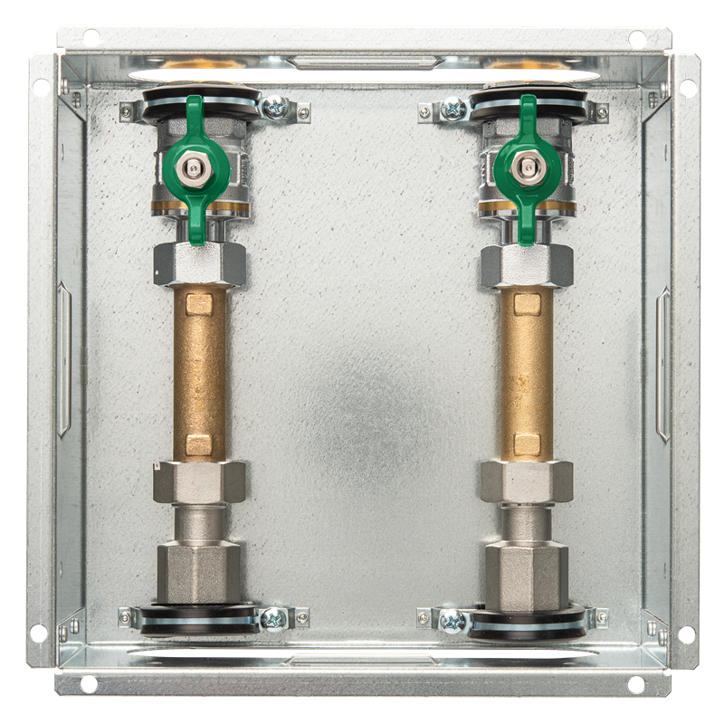 Hydromess Eco Station UP-Kasten für 80 mm Aufputzzähler, für WW und KW