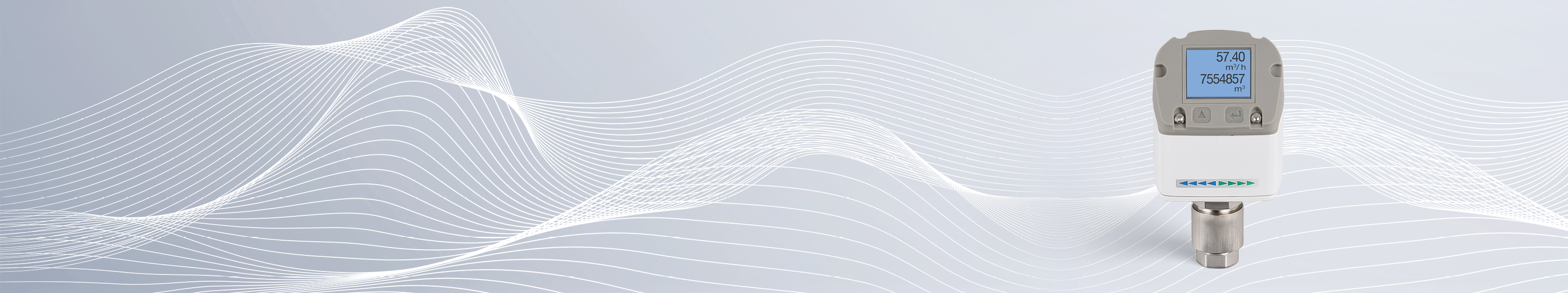 Banner Druckluftzähler