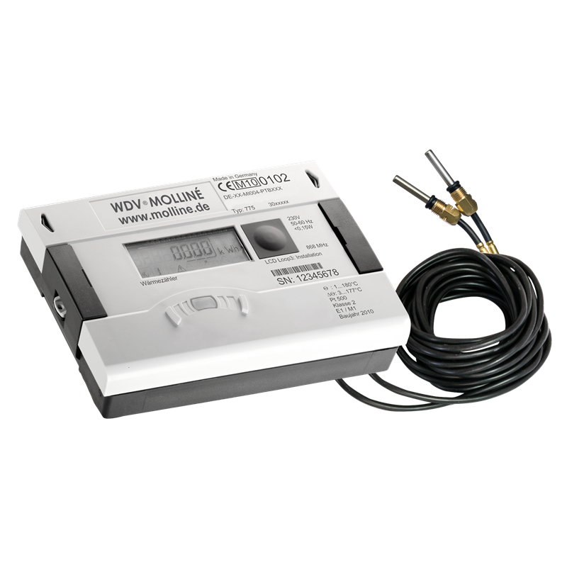 Ultramess E Split Energierechner mit Temperaturfühlern