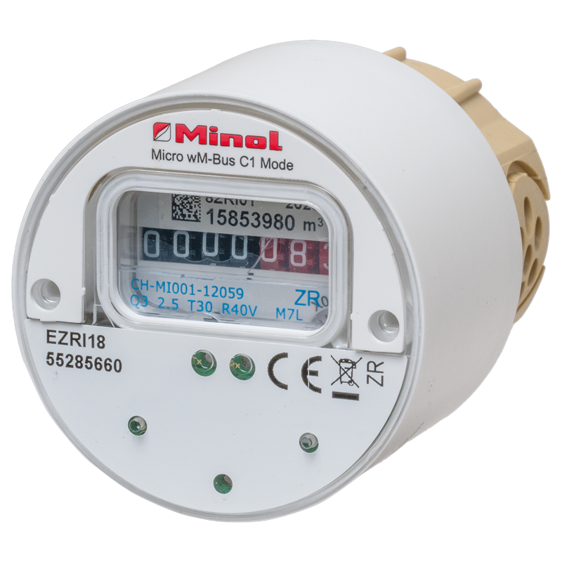 Minol micro UP-Wasserzähler mit Funk