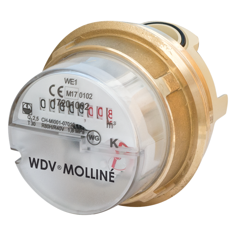 Modular Zenner Neptun WE1 UP-Wasserzähler
