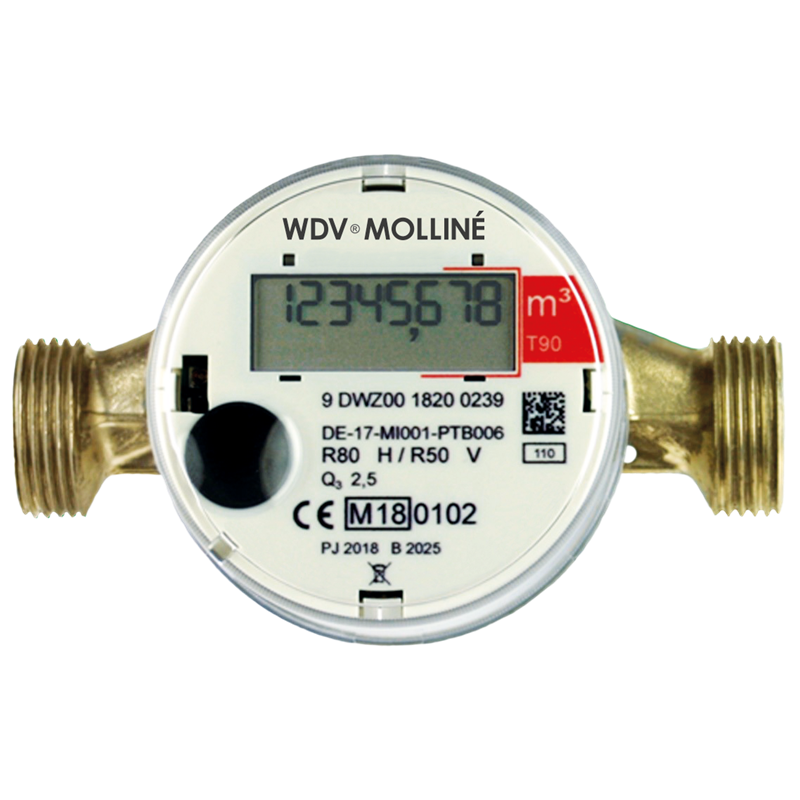 Digitaler Wohungswasserzähler mit wireless M-Bus