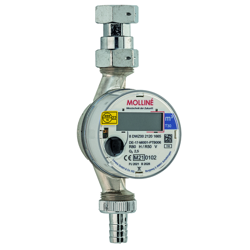 Digitaler Zapfhahnzähler mit Funk (wireless M-Bus)