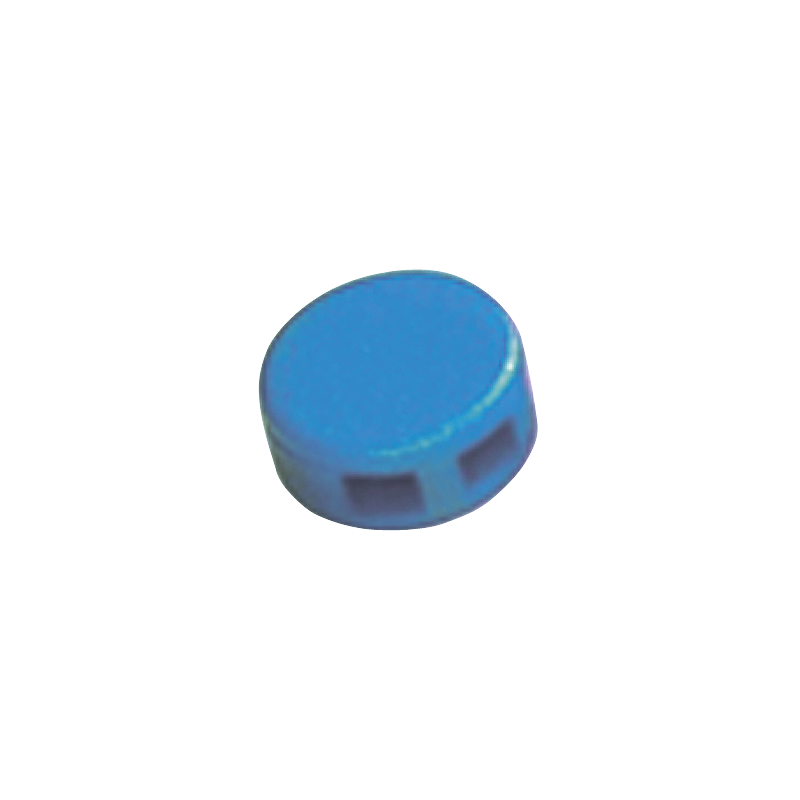 Kunststoffplombe blau