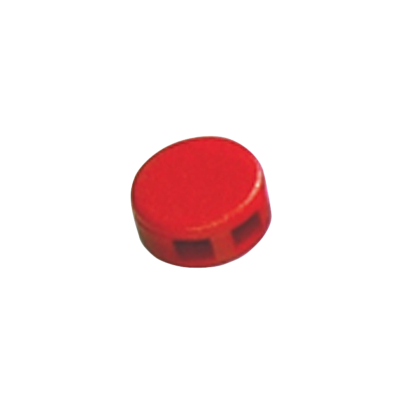 Kunststoffplombe rot