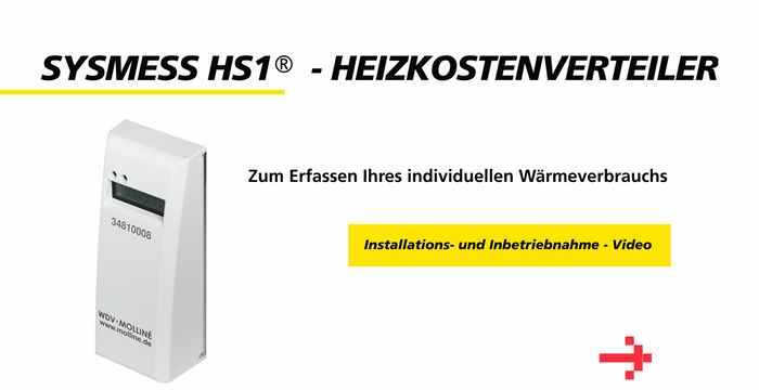 Heizkostenverteiler Sysmess HS1 Montageanleitung